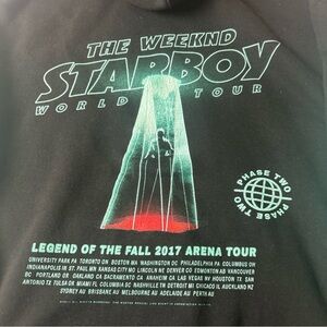 The Weeknd Starboy World Tour Black T-Shirt